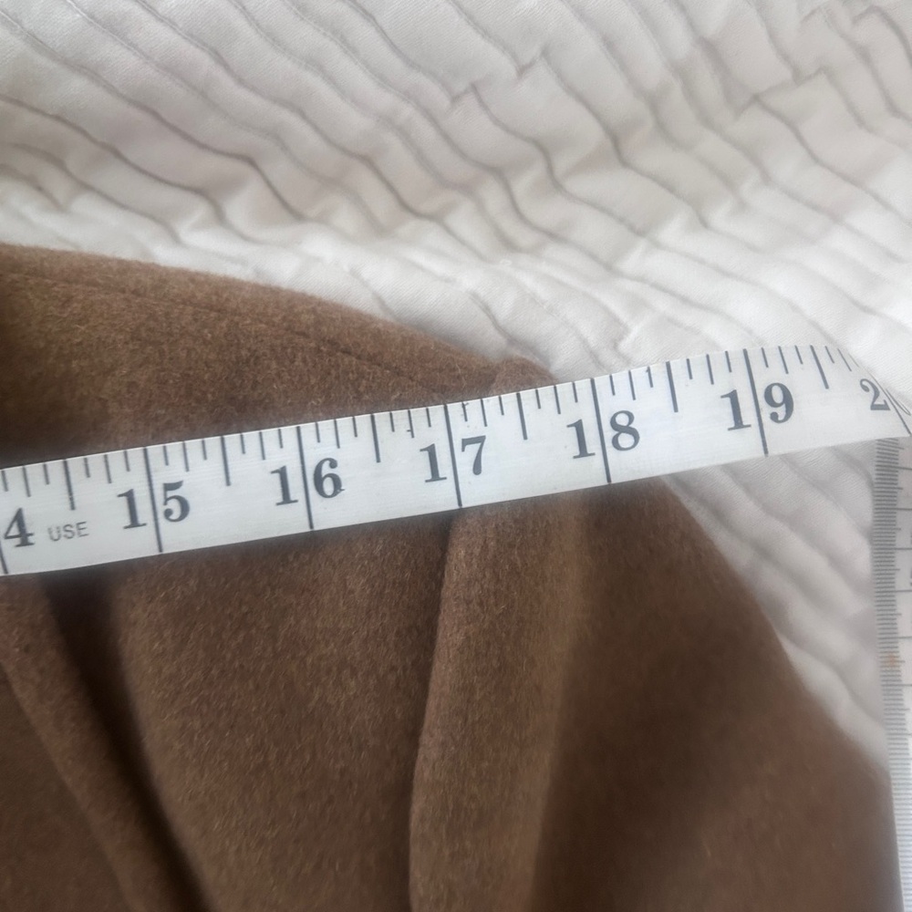 Mango NWOT Double-breasted wool coat in Ochre - Picture 14 of 15